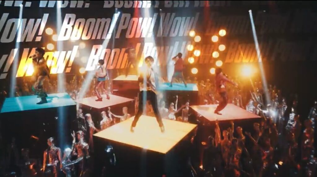 SixTONESの「Boom-Pow-Wow!」のミュージックビデオの画像