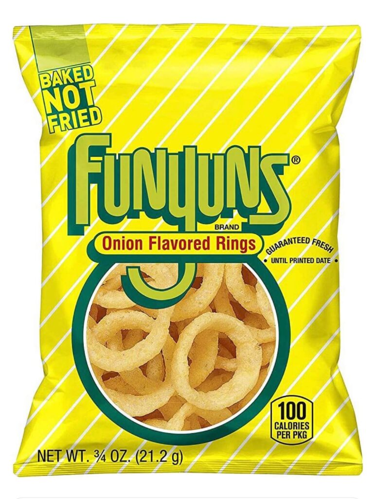 Funyunsのスナック菓子のパッケージ